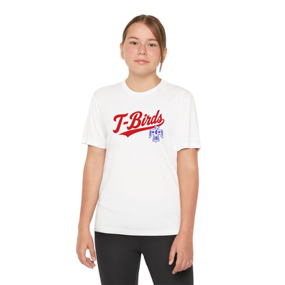 DeSoto. Thunderbirds Youth Drifit — Script Logo Team Shirt