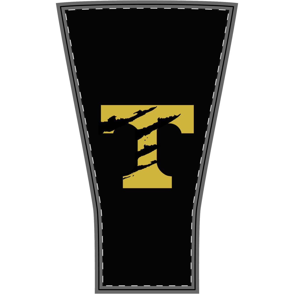 Black & Gold 'Trumann Wildcats' Arm Sleeve — Athletic Compression Sleeve with Claw-Strike Logo