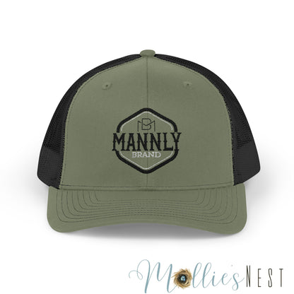 Snapback Trucker Cap. MANNLY BRAND