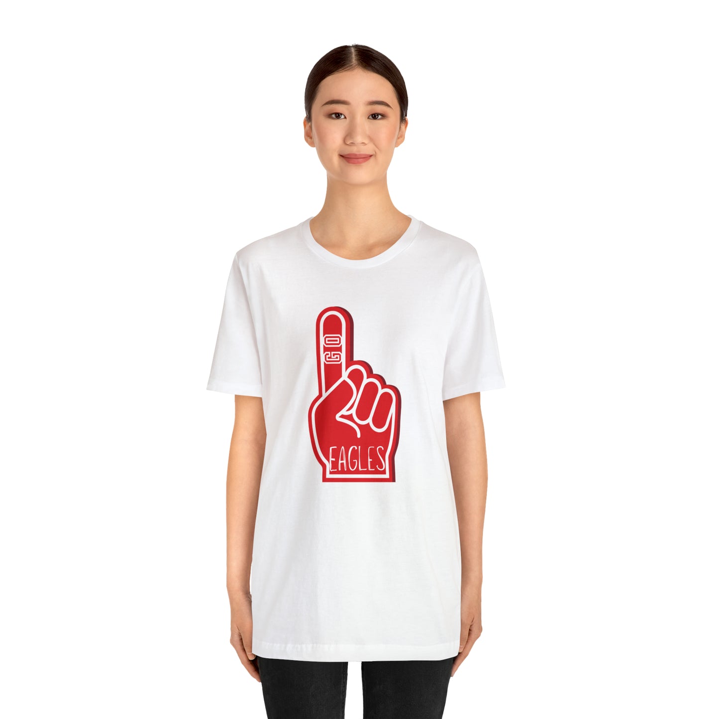 Eagles Foam Finger Jersey Short Sleeve Tee