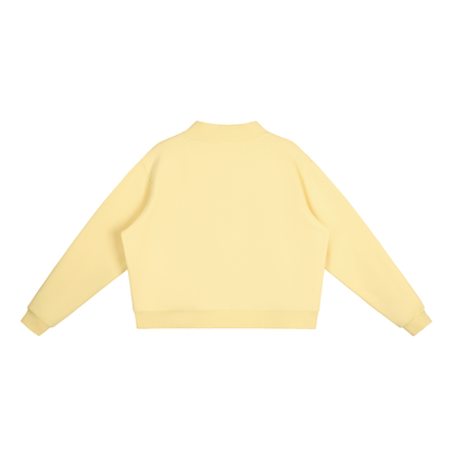 Essential Fleece Mock-Neck Crew Sweatshirt -Valley View Blazers