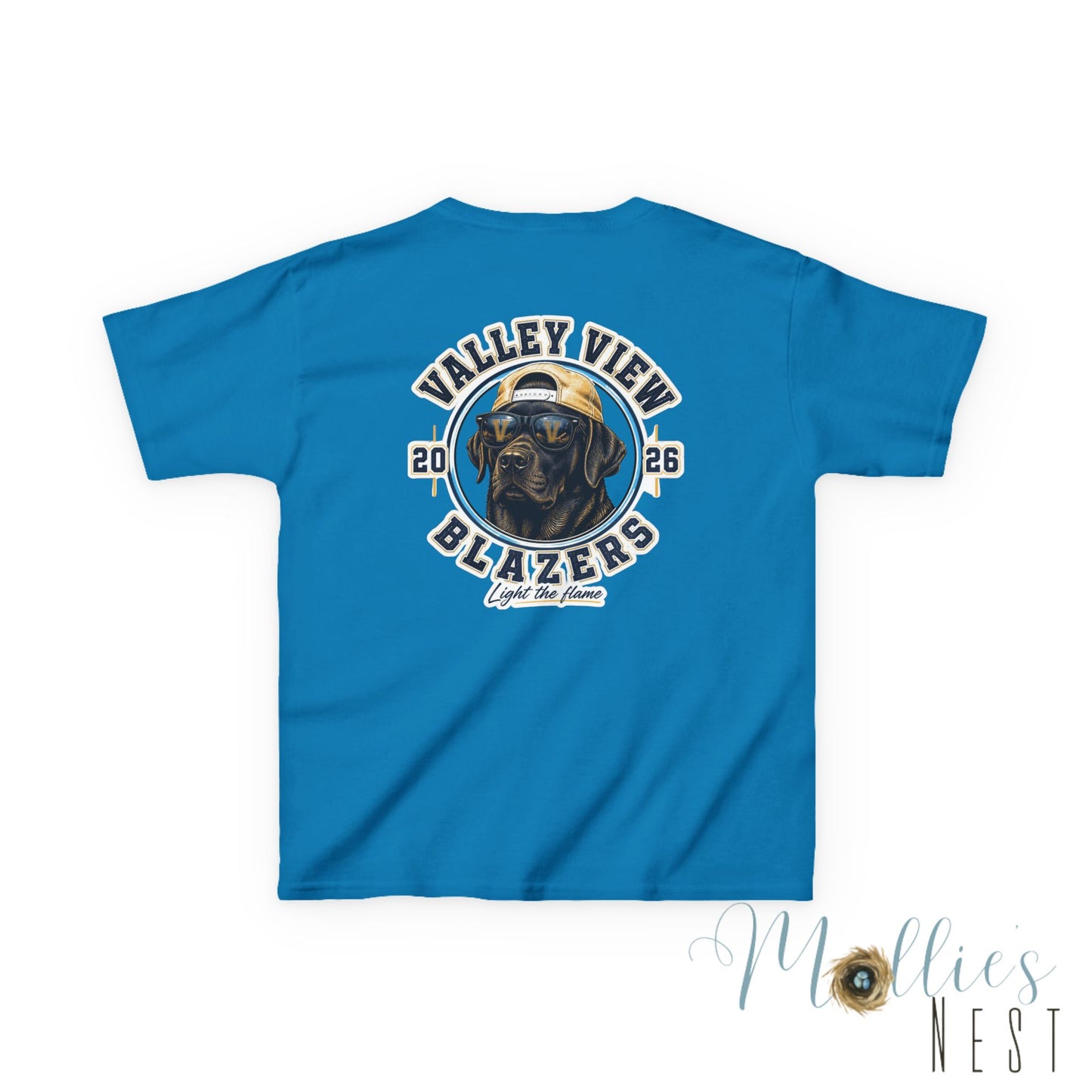 YOUTH.  Valley View Blazers Black Lab 2026 T-Shirt — Vintage Tee (2026)
