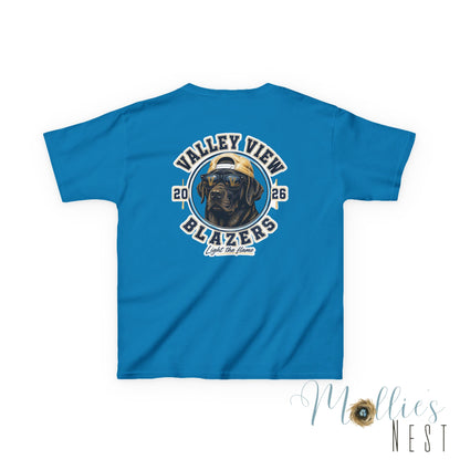 YOUTH.  Valley View Blazers Black Lab 2026 T-Shirt — Vintage Tee (2026)