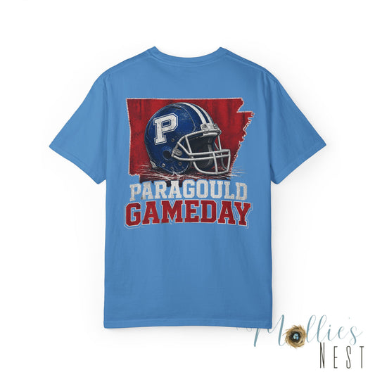 Paragould Rams Gameday Football T-Shirt — Arkansas Helment