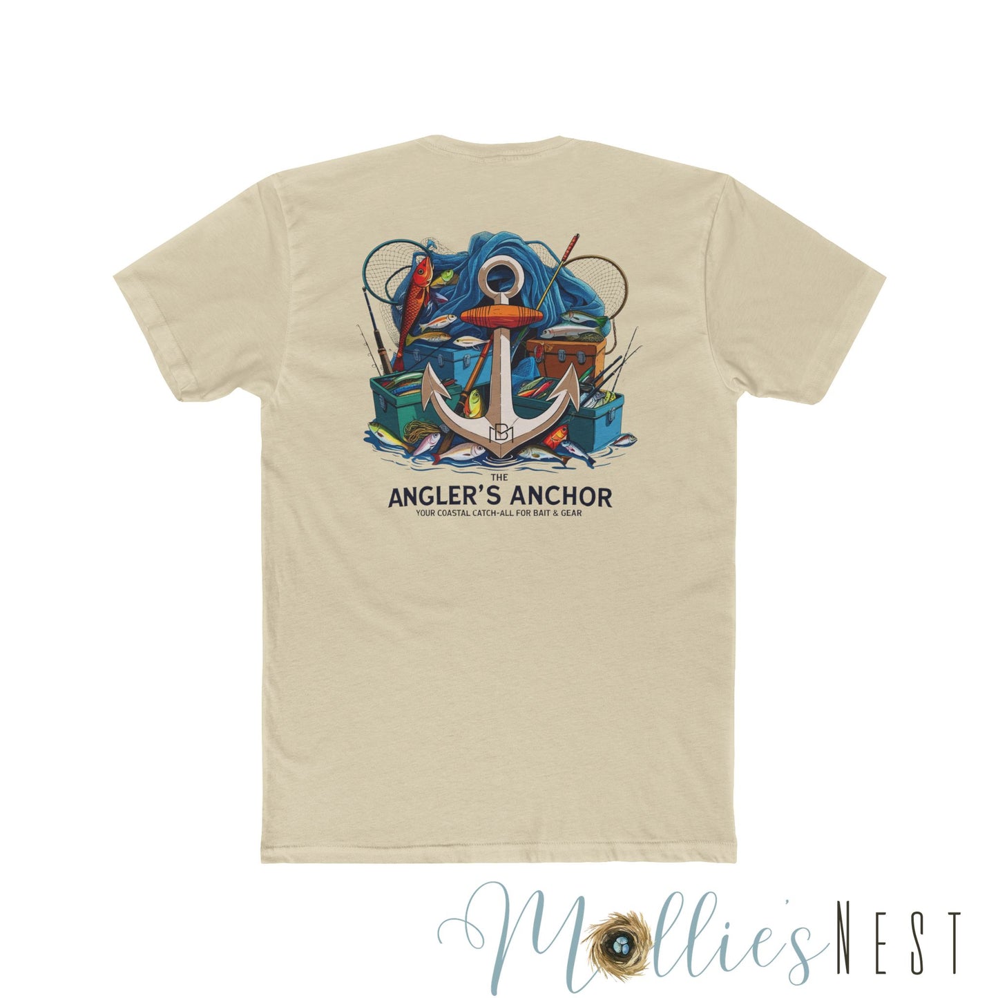 Fishing Enthusiast Crew Tee - Unisex Cotton T-Shirt, Nautical Style, Gift for Anglers, Summer Vibe, Casual Wear, Outdoor Adventure