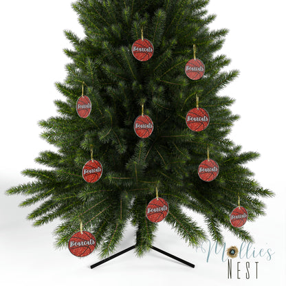 Bearcat Basketball Acrylic Ornaments