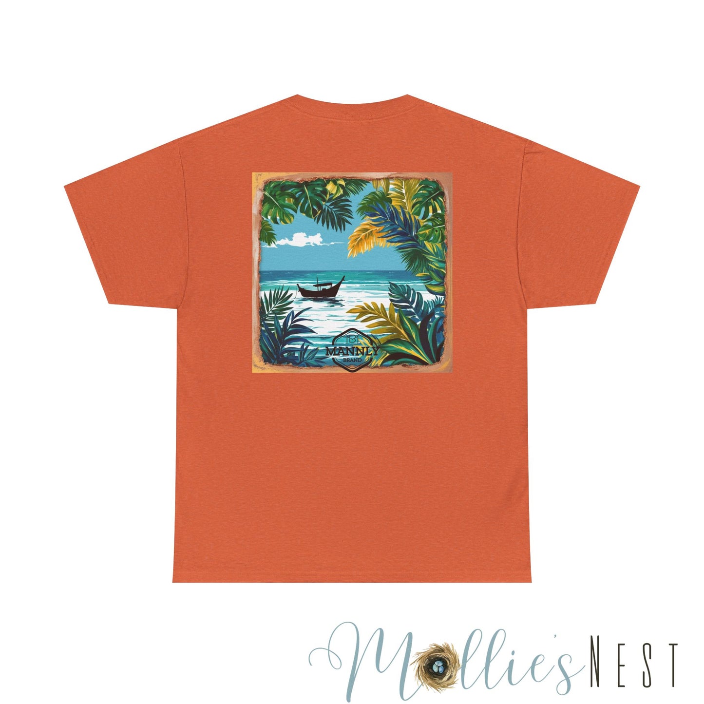 Graphic Tee - Mannly Brand Design. Tropical