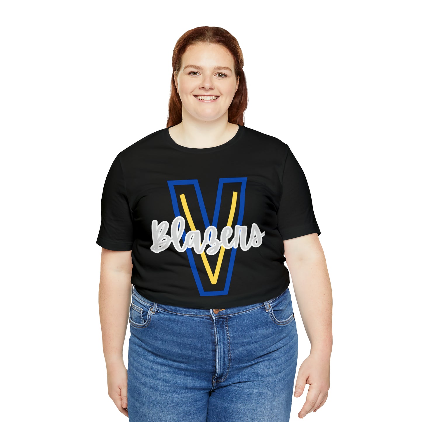 Valley View V Blazers Unisex Jersey Short Sleeve Tee