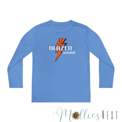 Youth Long Sleeve Competitor Tee. DRIFIT Blazer Basketball