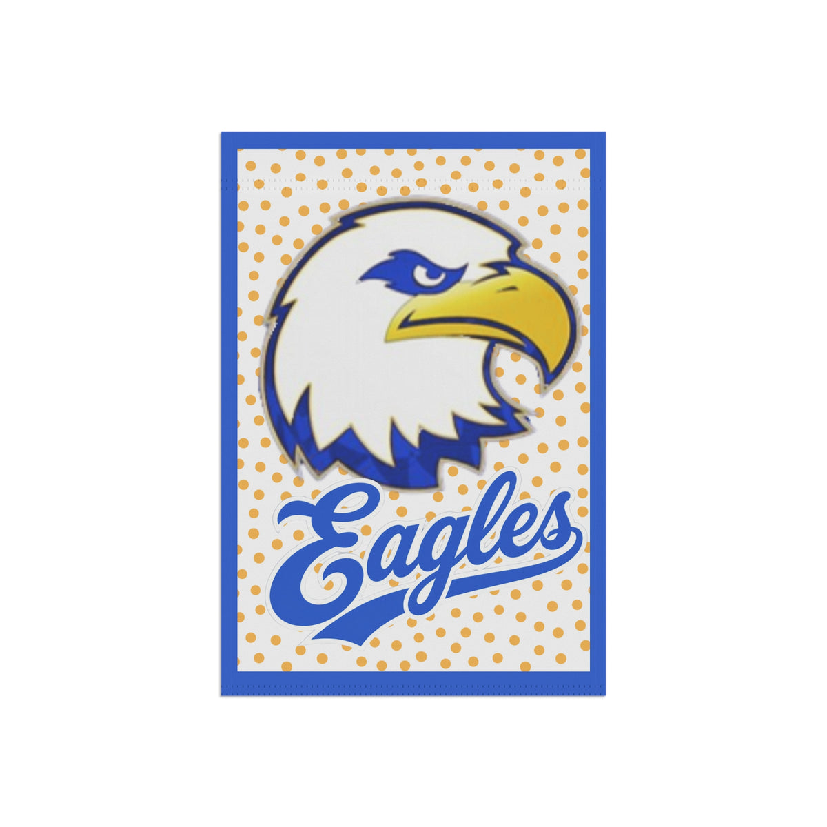 CHE Eagles Yard Flag — Polka Dot Eagle Head Yard Banner