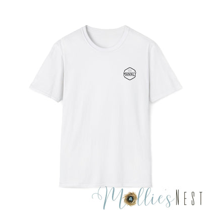 Mannly Brand Unisex Softstyle T-Shirt for Ski Enthusiasts - Cozy Comfort & Adventure