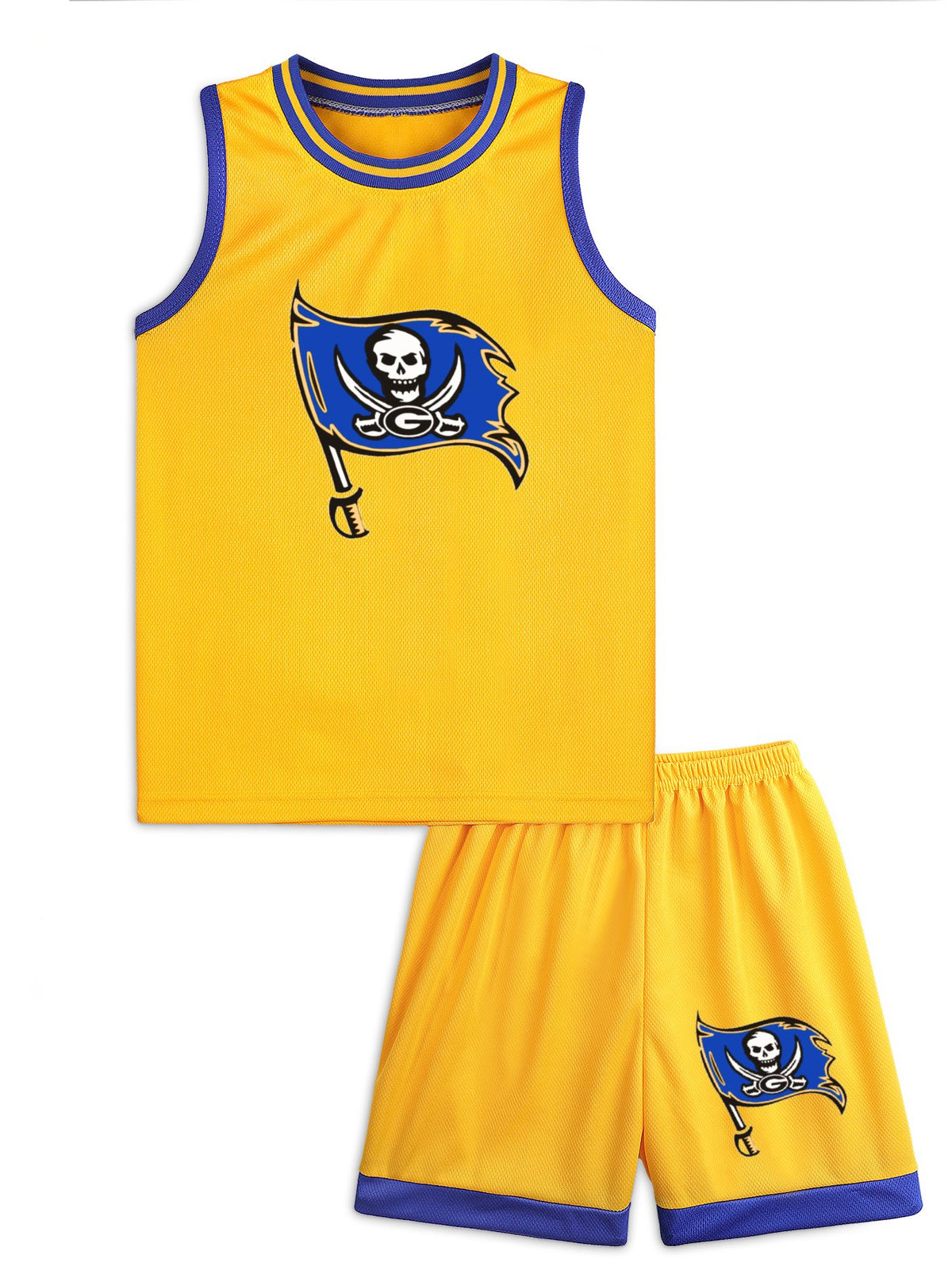 DTF 140gsm Children's Basketball Jersey Set(Dual-sided Printing)