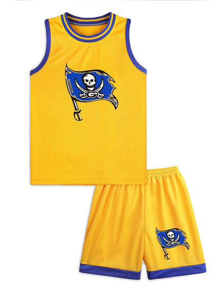 DTF 140gsm Children's Basketball Jersey Set(Dual-sided Printing)