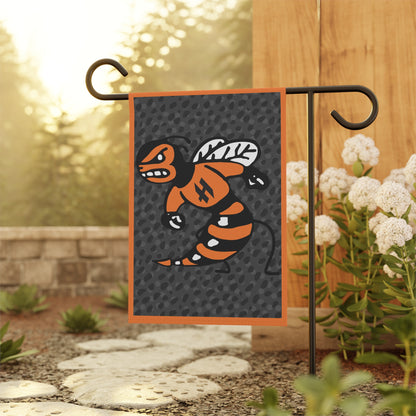 Harrisburg Hornet Garden Flag — Orange & Black Home Banner