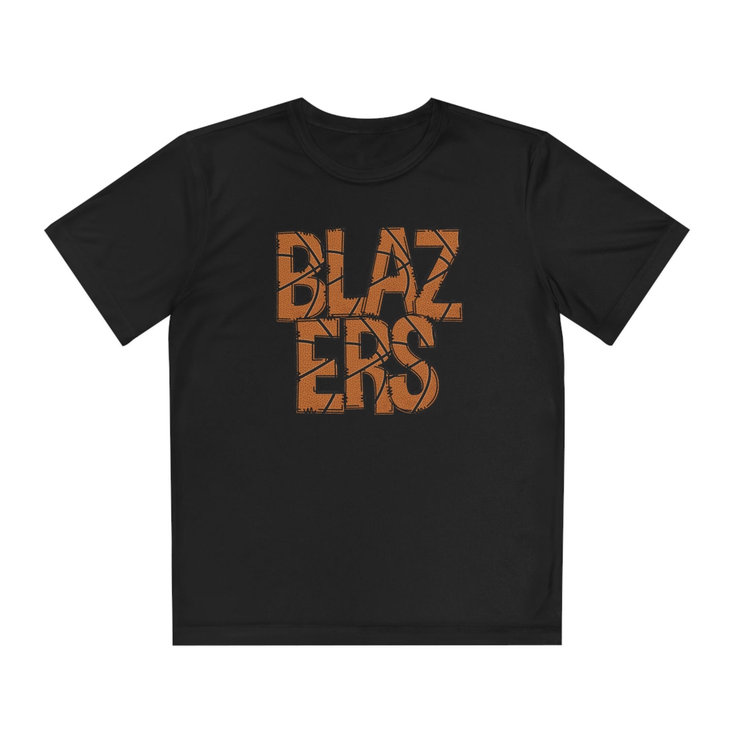 Youth Competitor Tee. Basketball Font Blazer