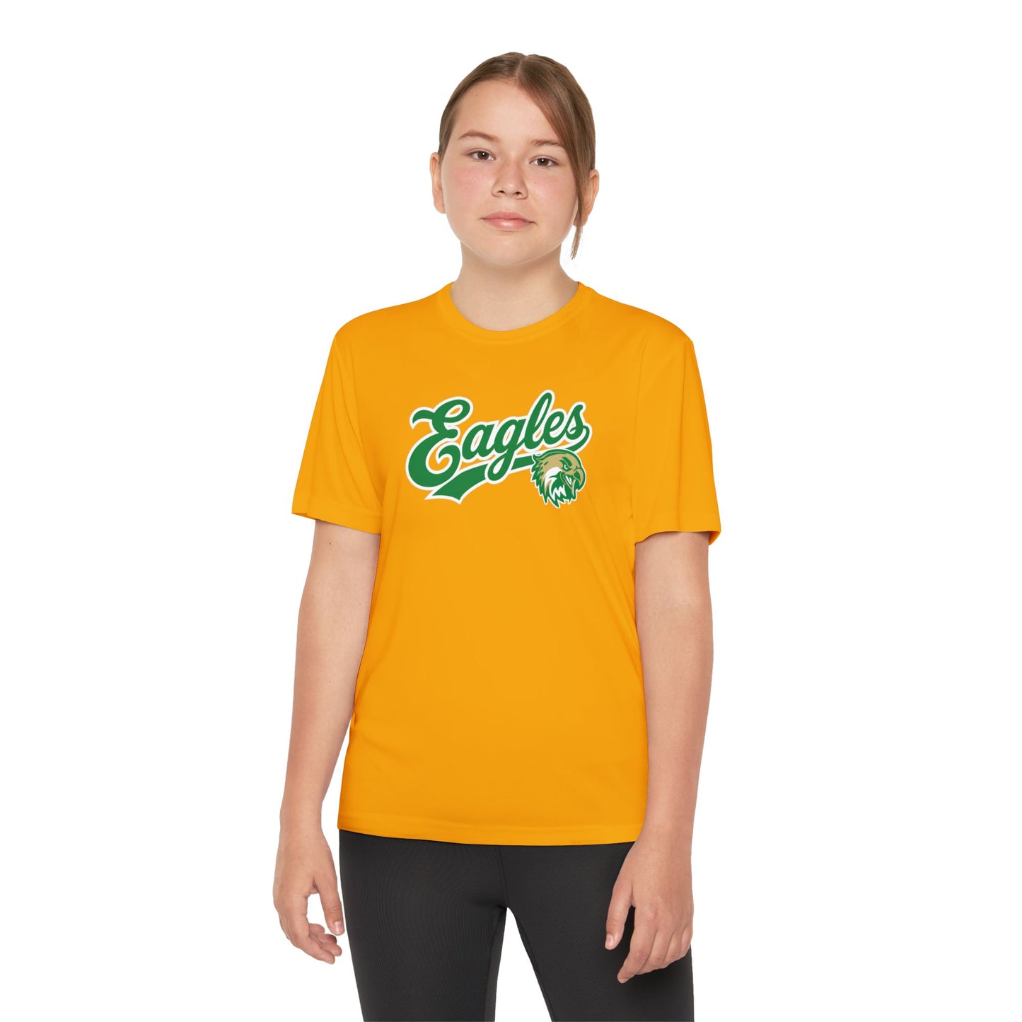 GCT Eagles Youth Drifit — Script Logo Team Shirt