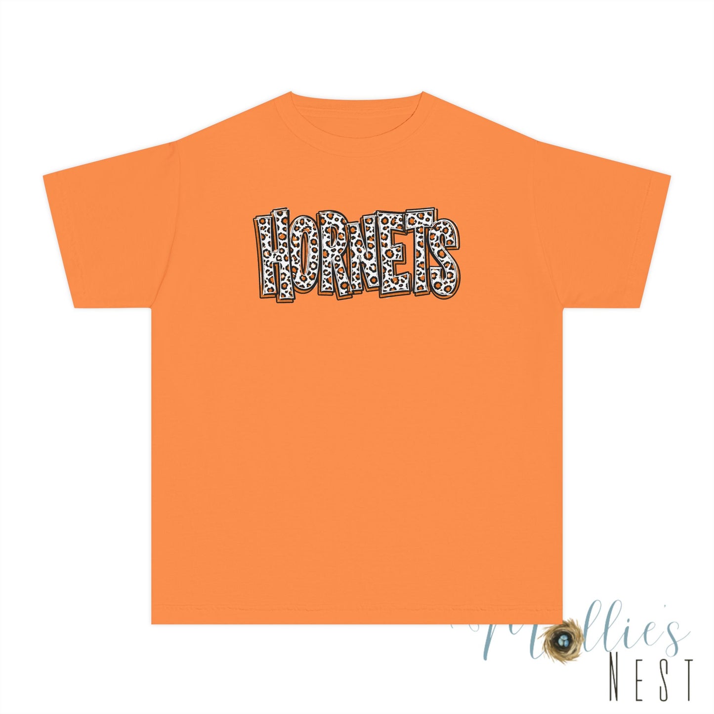 Youth Harrisburg Hornets Leopard Print Graphic Kids T‑Shirt