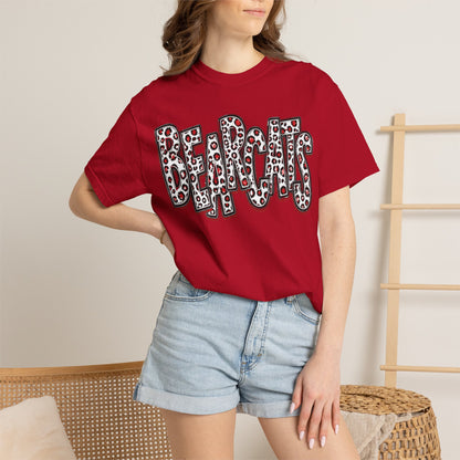 Brookland Bearcats.  ADULT T-Shirt — Leopard Stacked