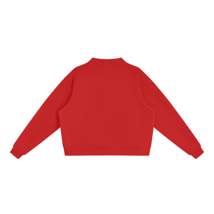 Essential Fleece Mock-Neck Crew Sweatshirt - Westside Warriors