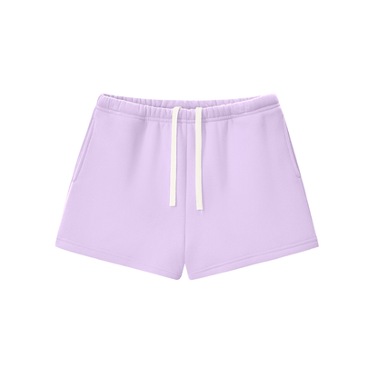 Fleece Drawstring Sweatshorts - Mock Neck Match*