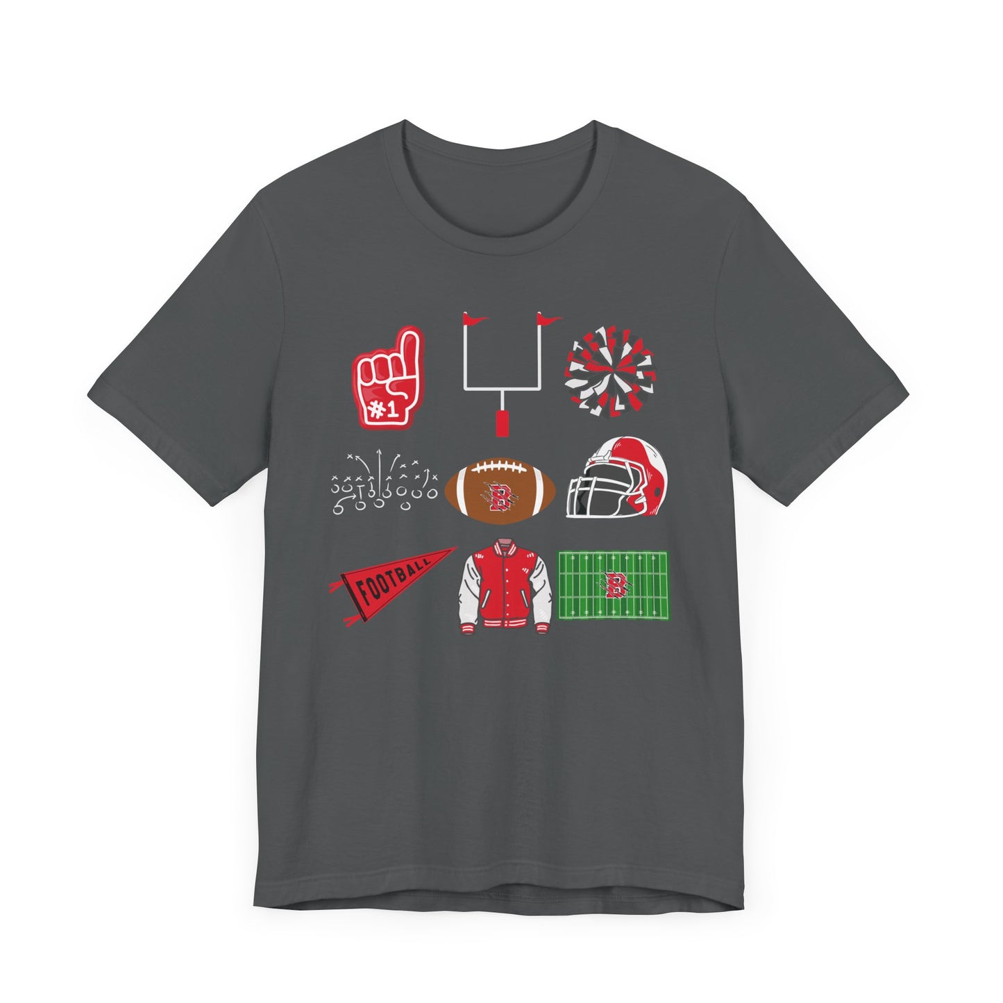 Brookland Football. Jersey Short Sleeve Tee