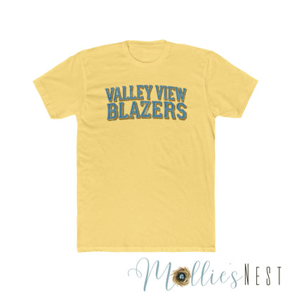 Unisex ADULT Cotton Crew Tee - Valley View Blazers, Casual Tee, Sports Fan Shirt