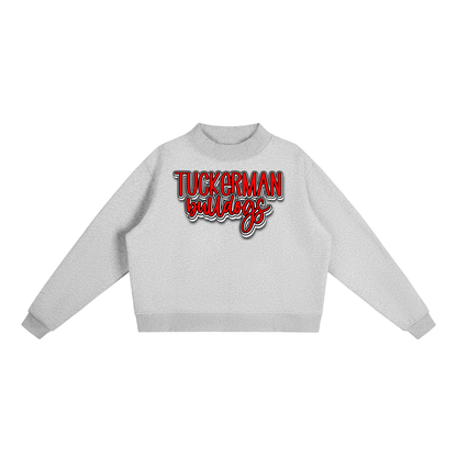 Essential Fleece Mock-Neck Crew Sweatshirt - Tuckerman Bulldogs (2)