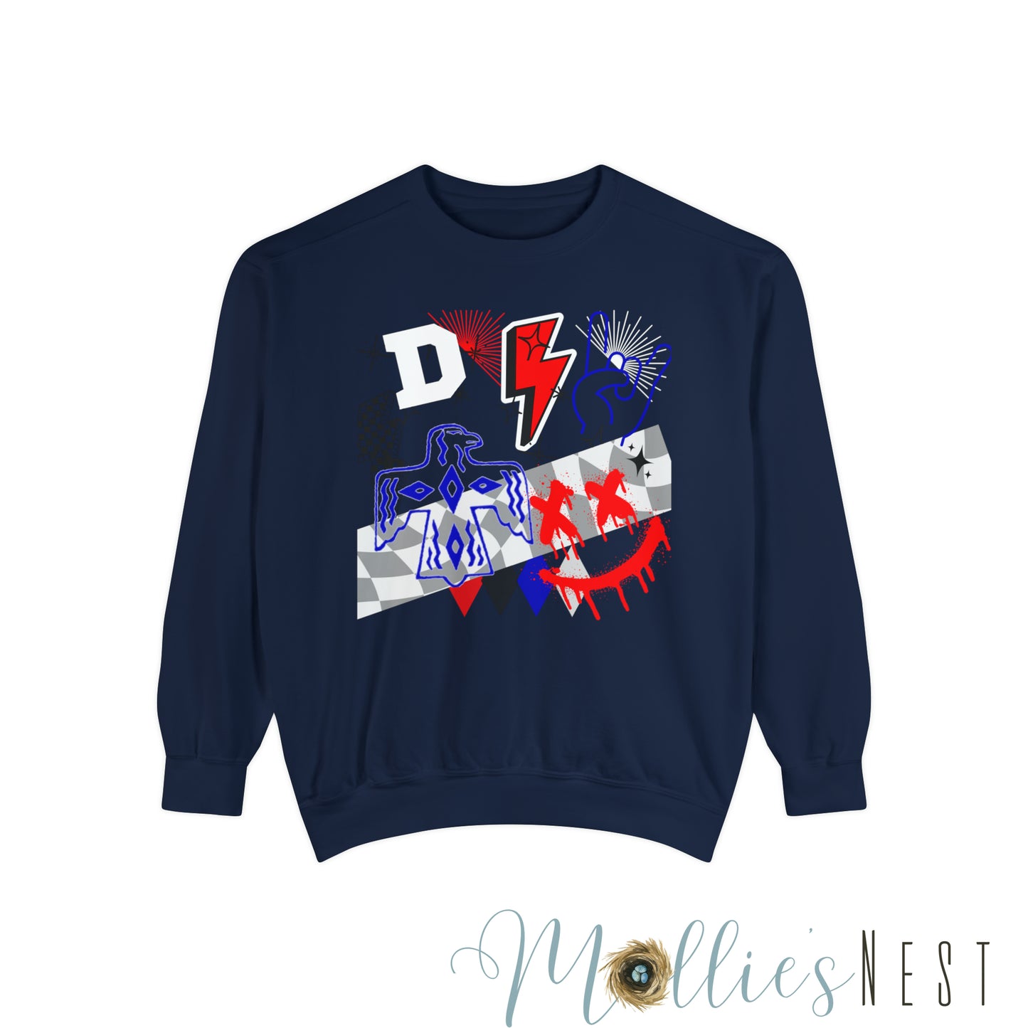 Desoto retro.Unisex Garment-Dyed Sweatshirt