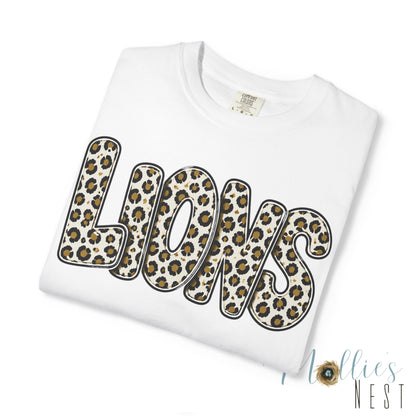 LIONS Leopard Stacked Graphic T-Shirt - ADULT