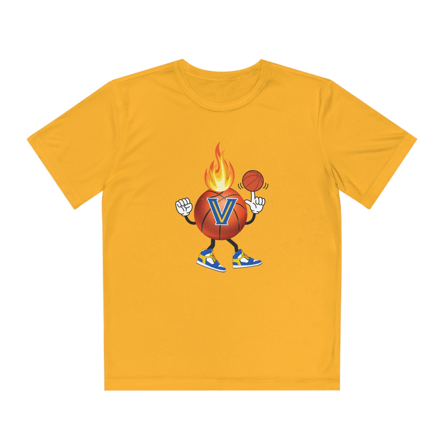 Youth Blazer. Flame Basketball Competitor Tee