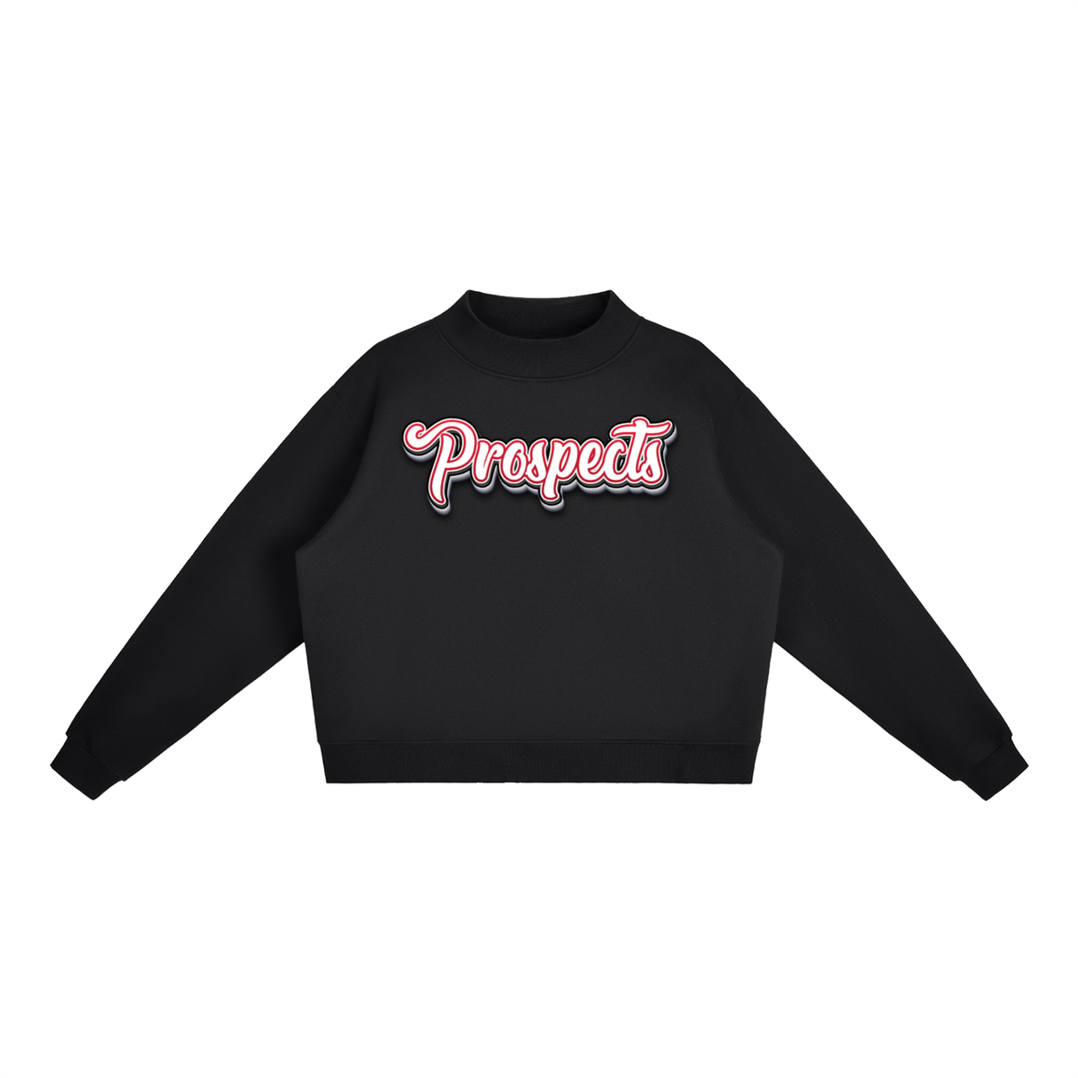 Essential Fleece Mock-Neck Crew Sweatshirt - Prospects