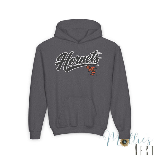 Youth Hoodie - 'Hornets' Sports Logo Youth Hoodie