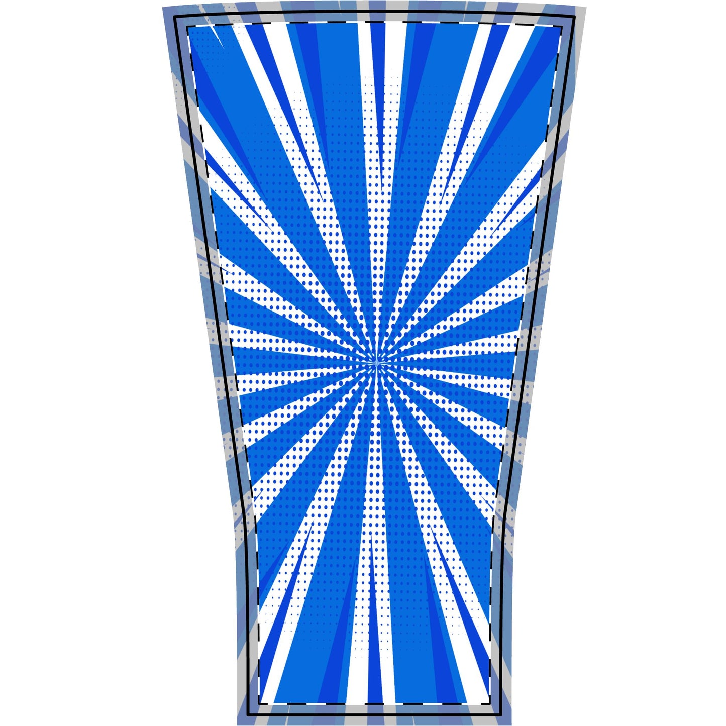 Reveur Blue Pattern Arm Sleeve — Compression Sleeve