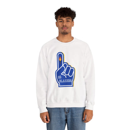 Unisex Heavy Blend™ Crewneck Sweatshirt. Foam Finger Valley View