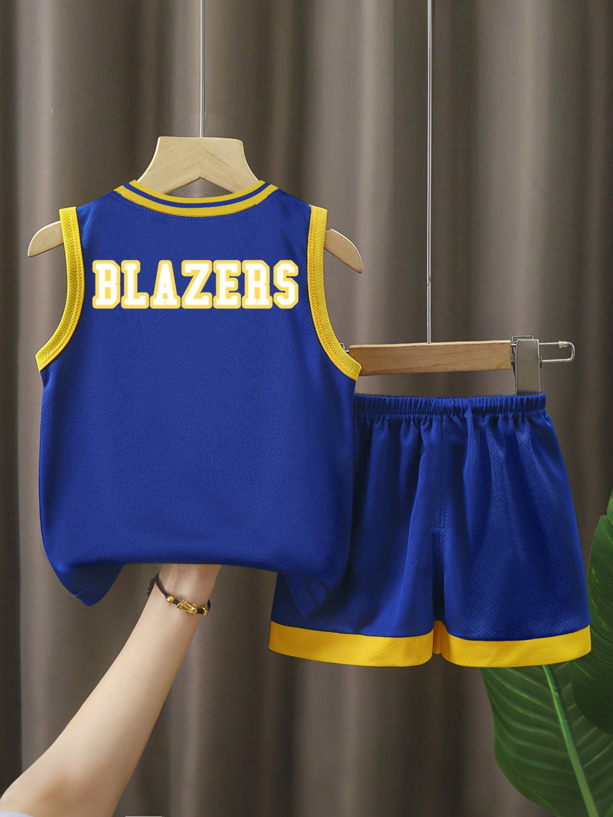 Valley View Blazers Children's Basketball Jersey Set