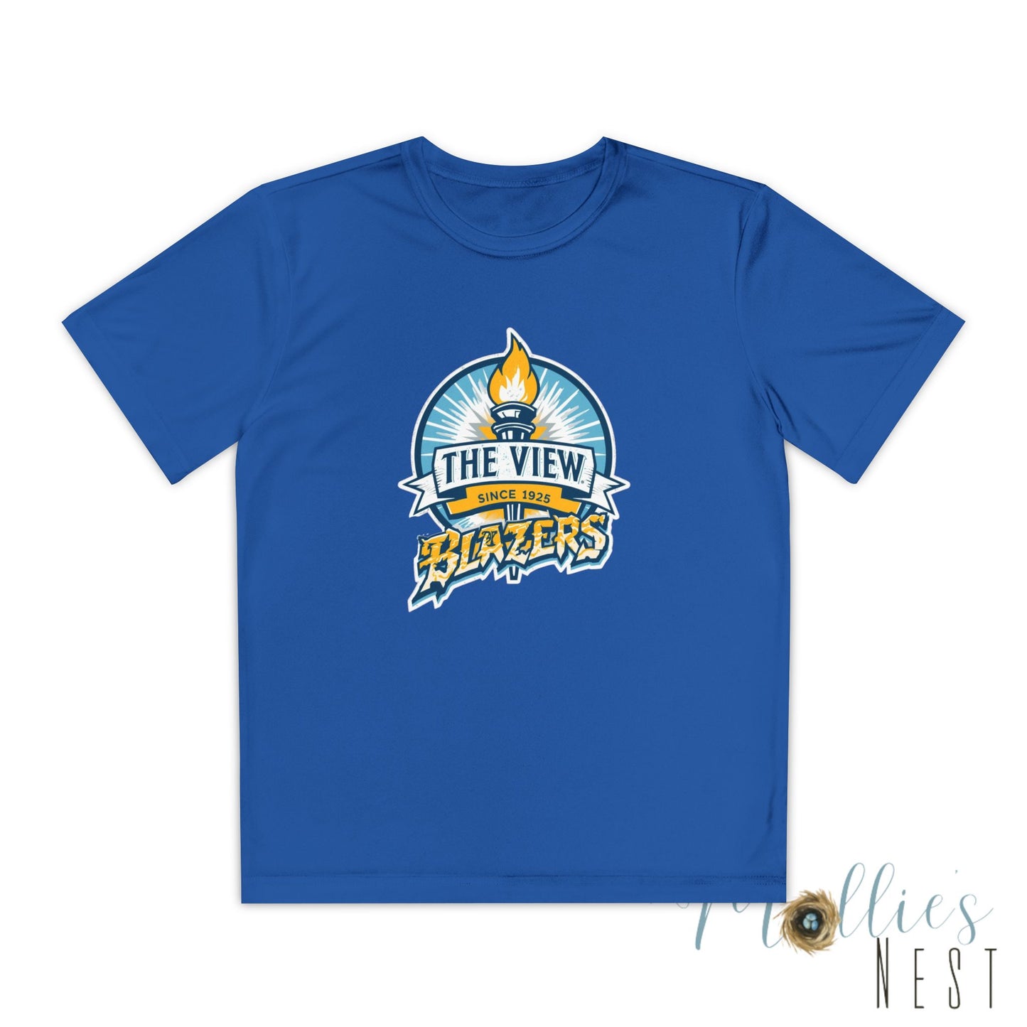 Youth Competitor Tee — 'The View' Blazers Logo Shirt