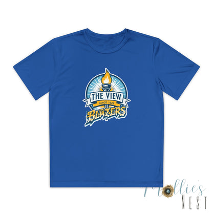 Youth Competitor Tee — 'The View' Blazers Logo Shirt