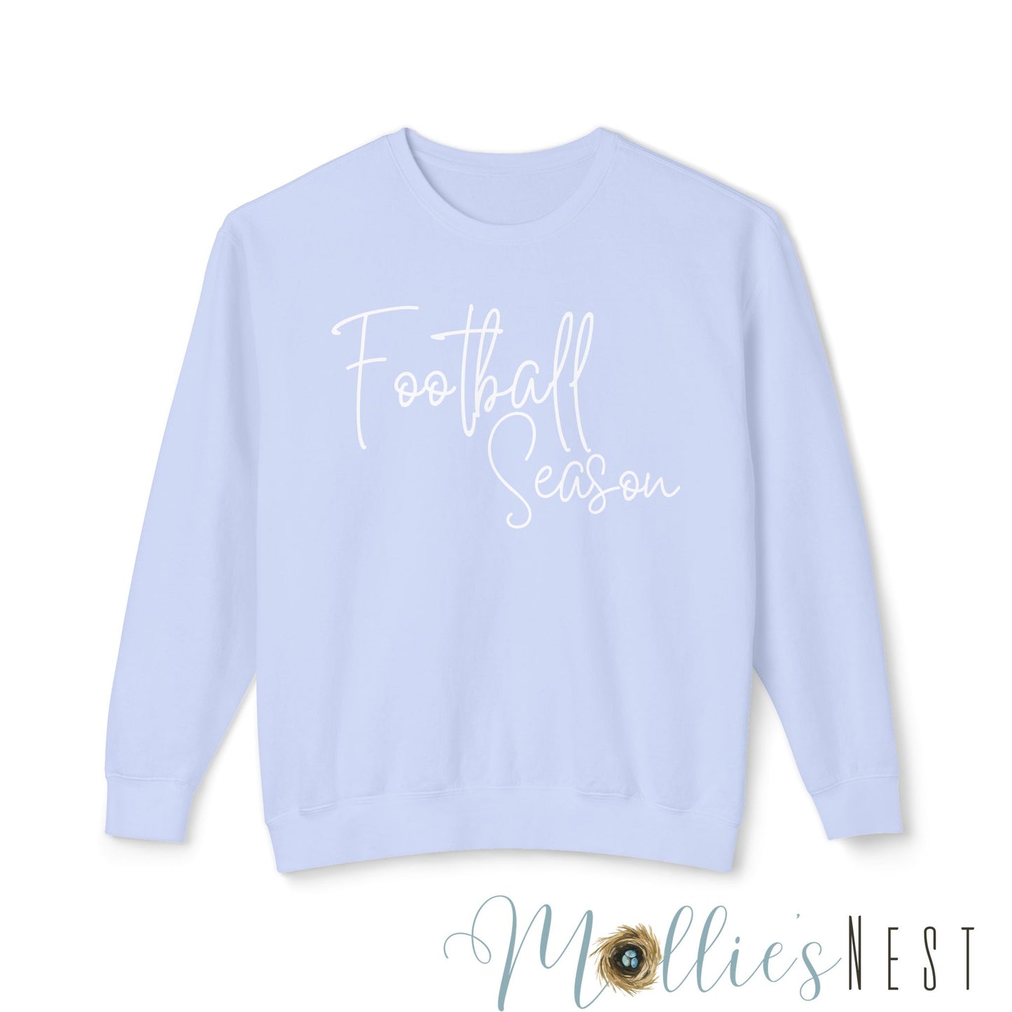 Unisex Football Season Lightweight Crewneck Sweatshirt