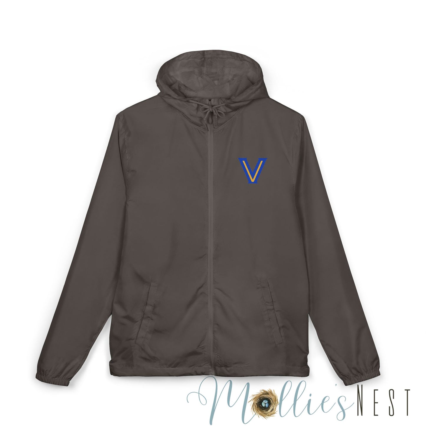 Stylish Unisex Full-Zip Windbreaker Jacket | Versatile Lightweight Rain Gear. Valley View
