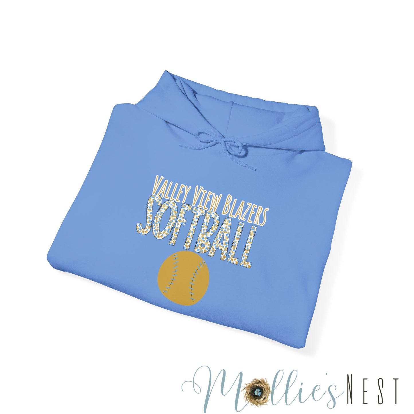Custom Valley View Blazers Softball Hoodie - Unisex Heavy Blend™ Sweatshirt