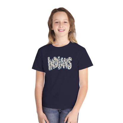 Youth Marked Tree Indians — Leopard Stacked Graphic