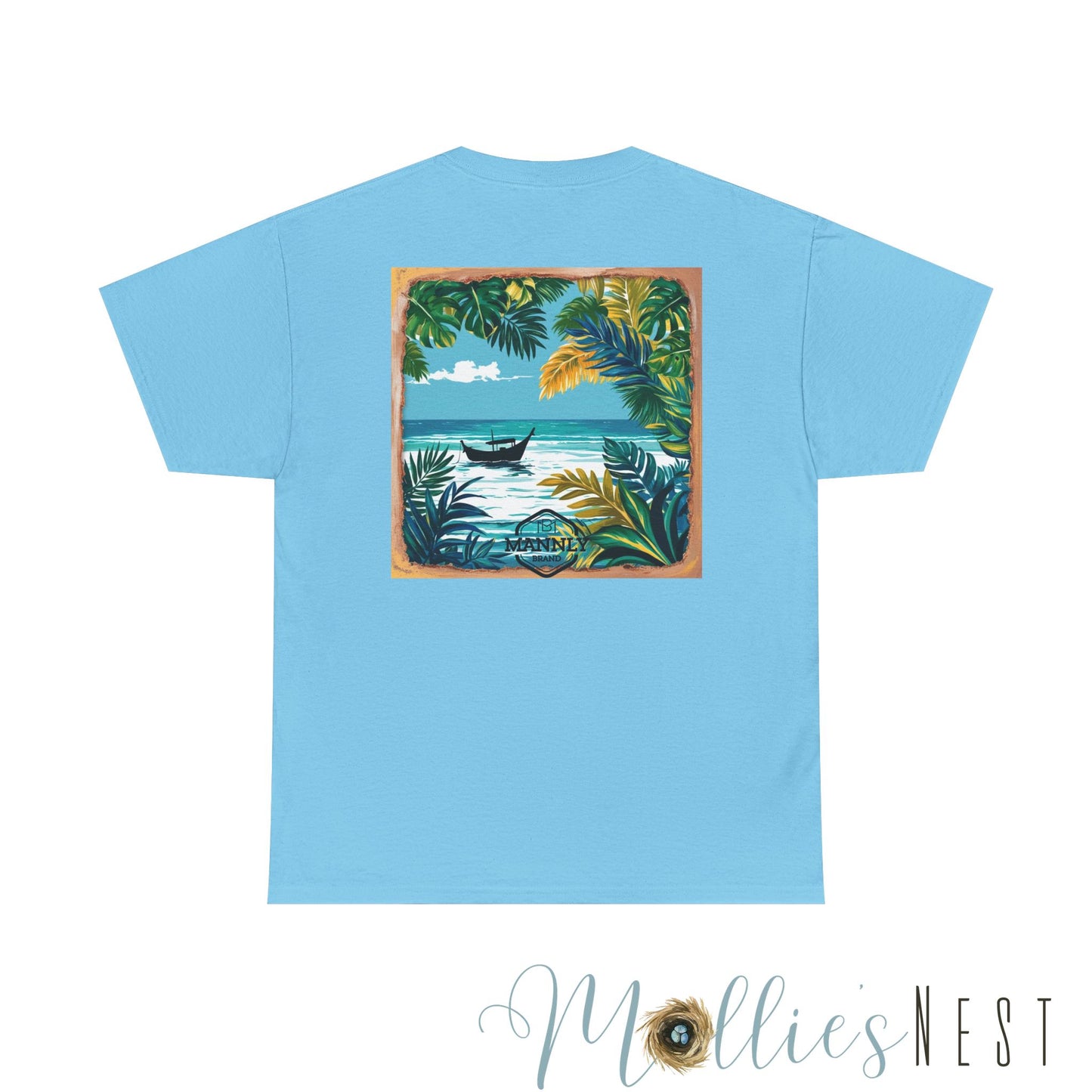 Graphic Tee - Mannly Brand Design. Tropical