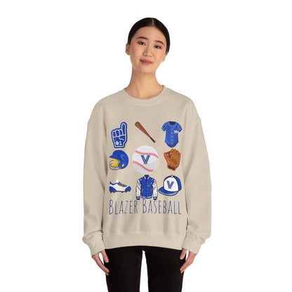 Blazer Baseball Unisex Heavy Blend™ Crewneck Sweatshirt