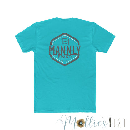 Unisex Cotton Crew Tee. MANNLY BRAND