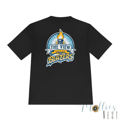 DRIFIT. ADULT Blazers 'The View' Performance Tee — Moisture-Wicking Athletic Shirt