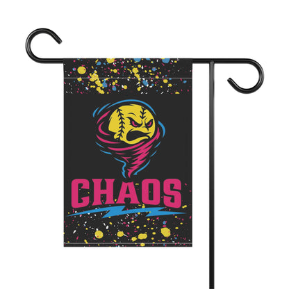 Chaos Softball Garden Flag - Sports Yard Banner