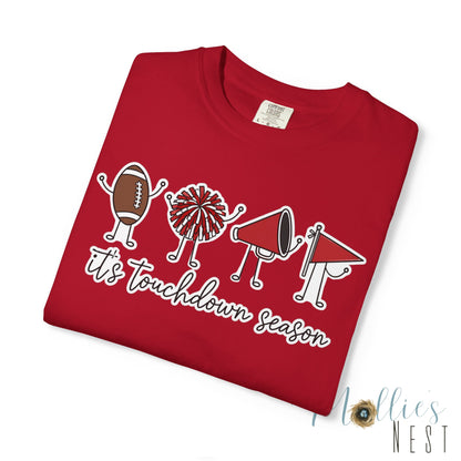 Touchdown Season (Black/Red) - T-Shirt Football Friends Graphic