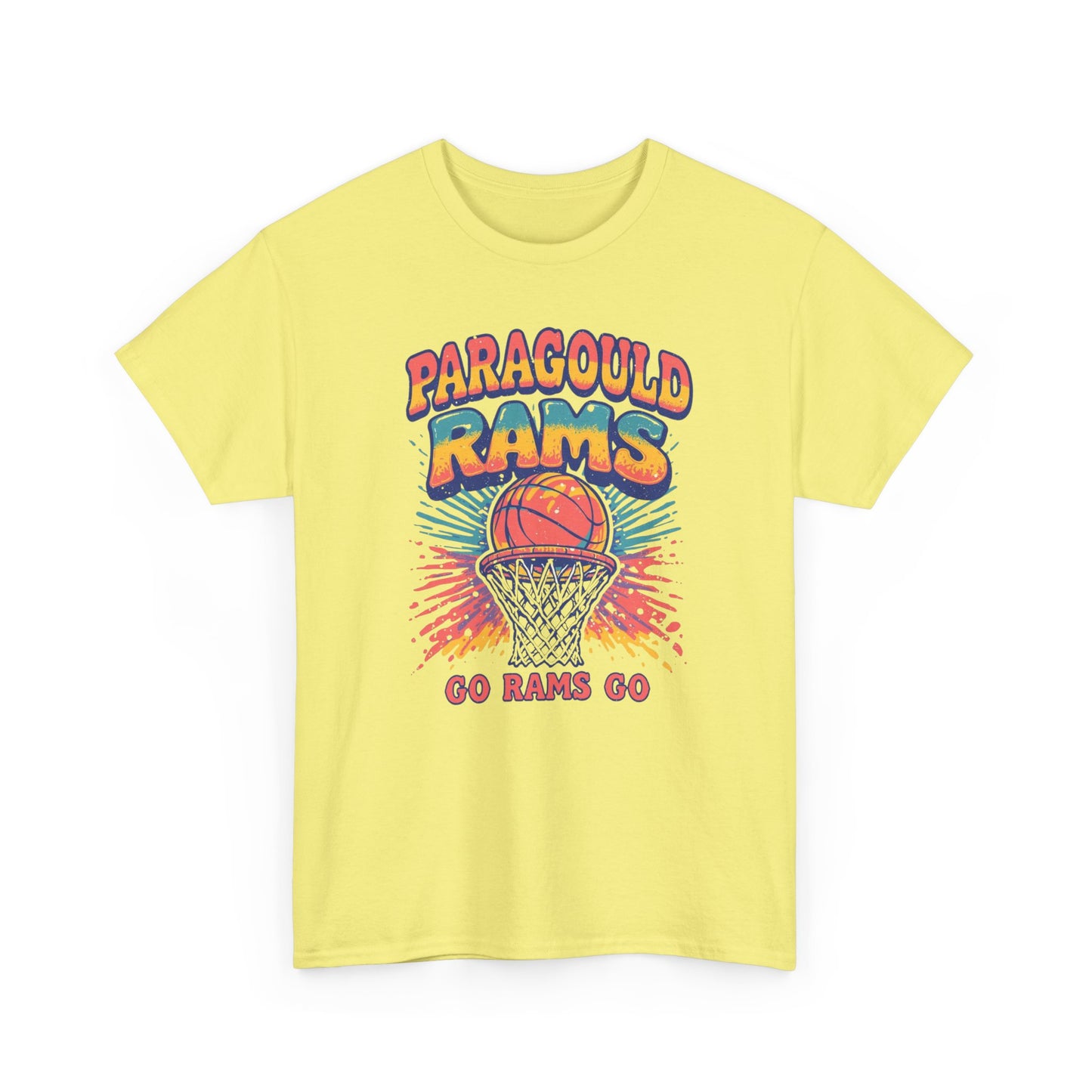 Paragould Rams. Retro Basketball Shirt. ADULT Sizes