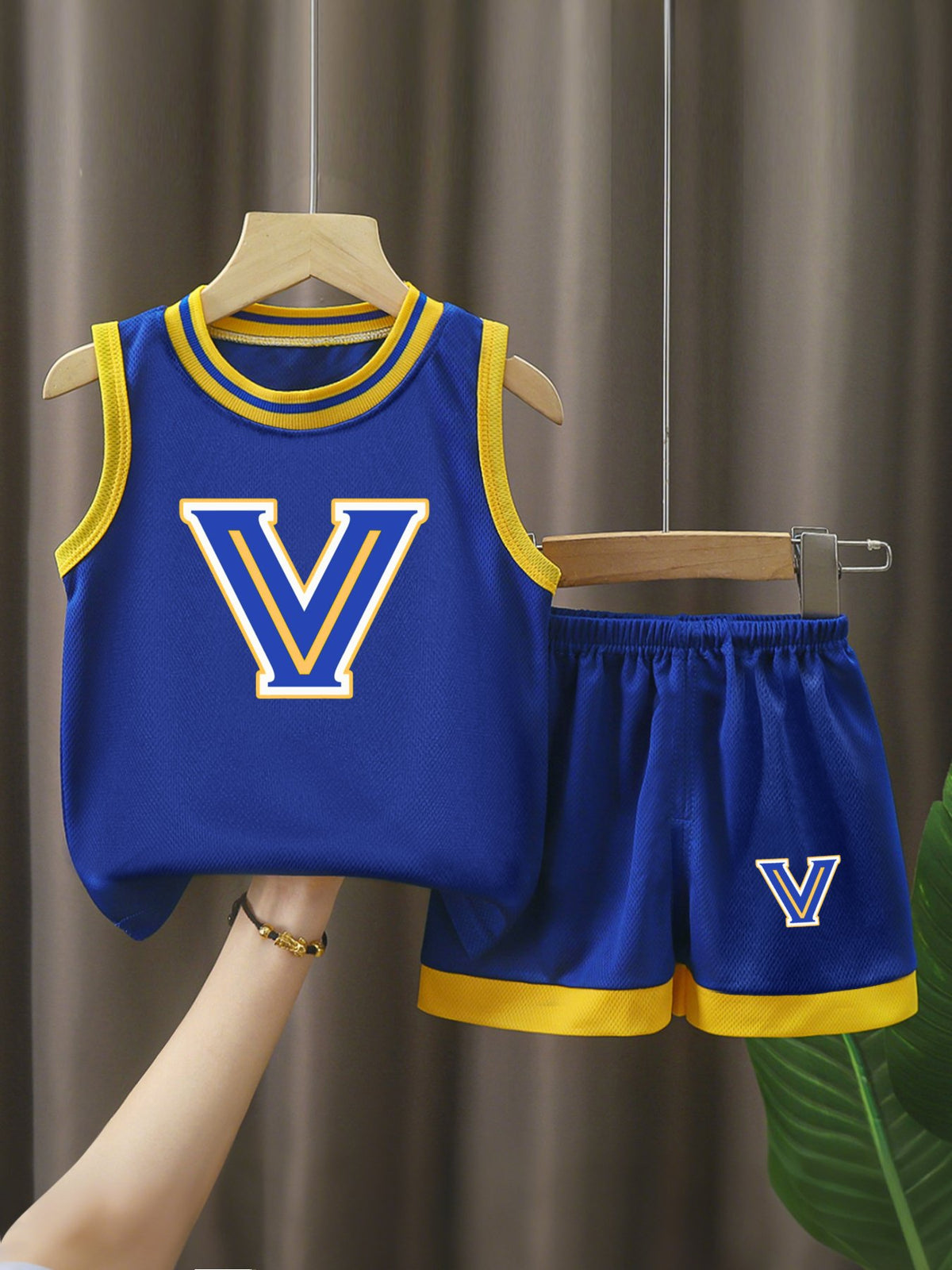CUSTOM _ JAMES. Blazers Children's Basketball Jersey Set(Dual-sided Printing)