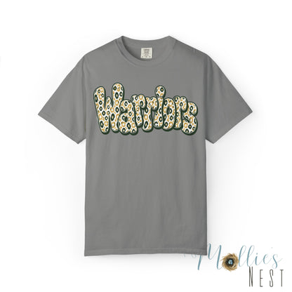 Warriors Leopard Script T-Shirt